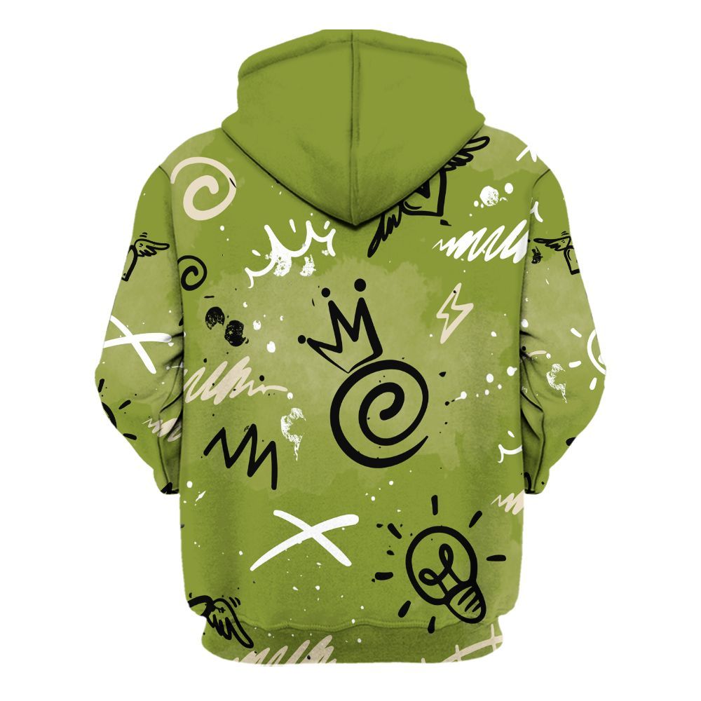 Hoodie To Match SB Dunk Low Asparagus - Drip Been Di2ferent All Over Print