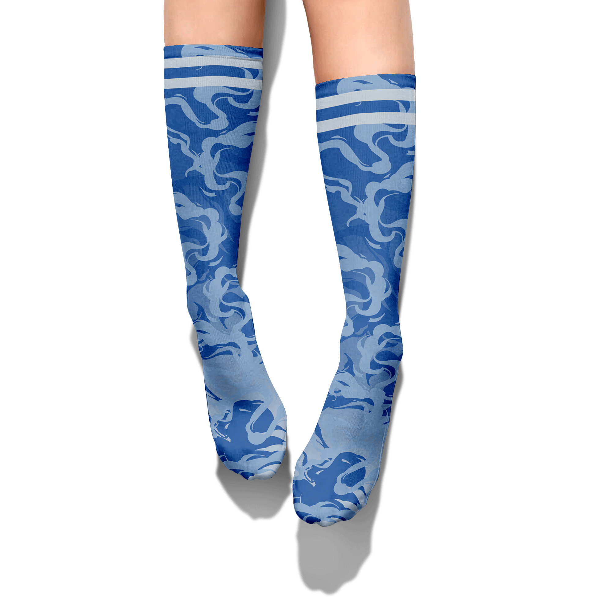 Sock To Match Low Space Royal 11s - Color Smoke Graphic Unisex