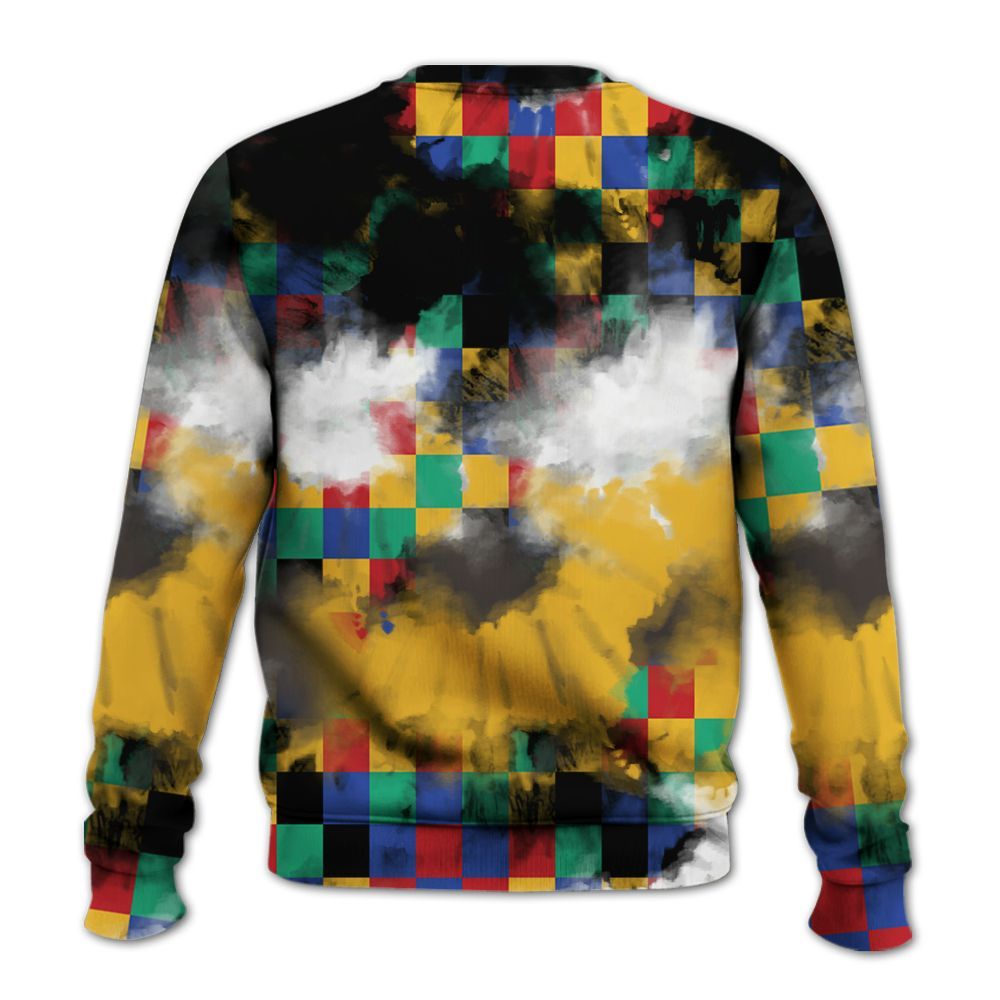 Sweatshirt To Match Air Rainbow Weave - Tie Dye FK Around Find Out All Over Print