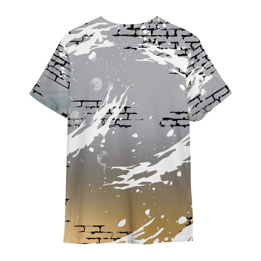 Shirt To Match Retro High OG Cool Grey 1s - Values Of Loyalty Drip All Over Print