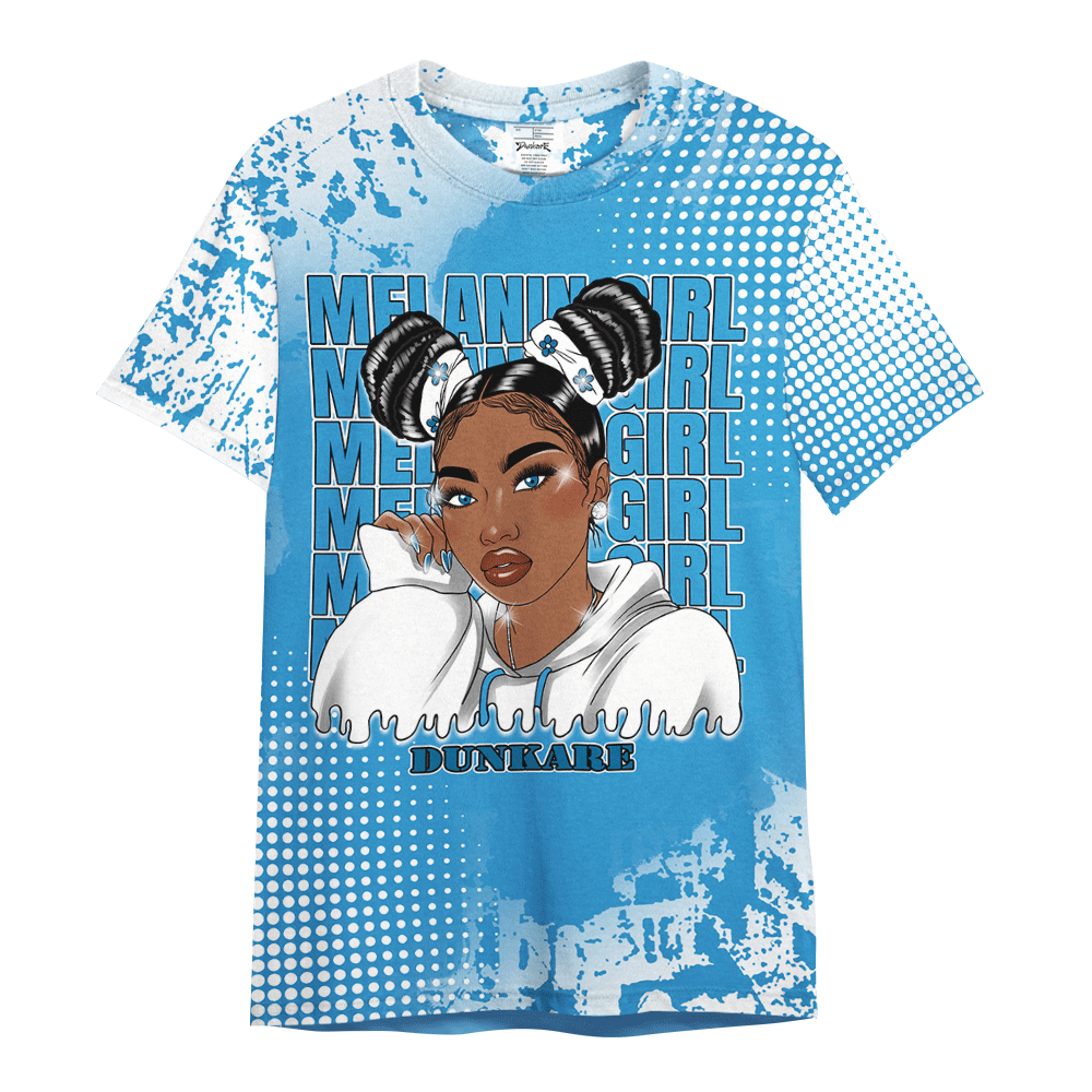 Shirt To Match Powder Blue 9s - Melaninn Unique Glitch Dot Shirt Unisex