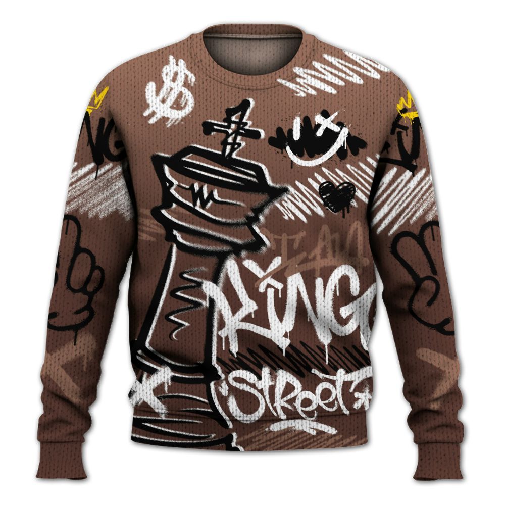 Knitted Sweater To Match KD 4 Christmas - Street King Chess Streetwear