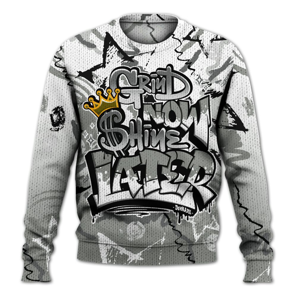 Knitted Sweater To Match Paris Olympics 4s - Grind Shine Later Drip