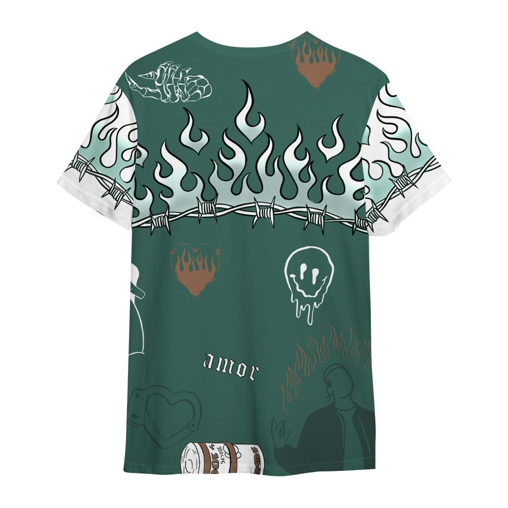 Shirt To Match Low OG Oxidized Green 1s - Snake Trust No One All Over Print