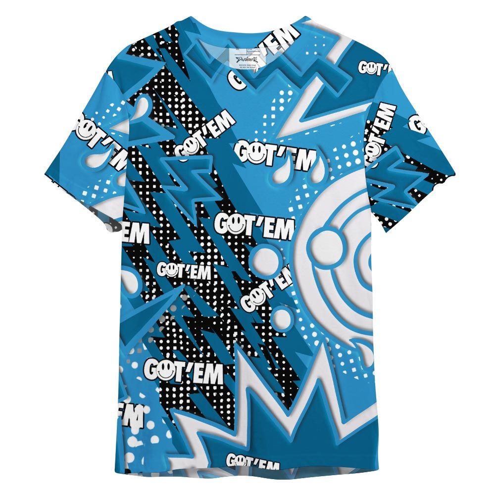 Shirt To Match Shirt Streetwear Retro Vintage 90s, Powder Blue 9s T-- To Match Sneaker Powder Blue 9s Graphic Tee NCT