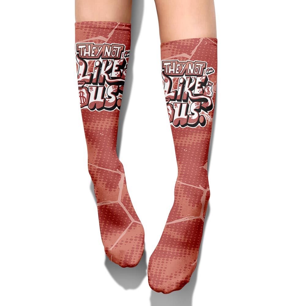 Sock To Match Dune Red 13s - Dislike Us Graphic Crack