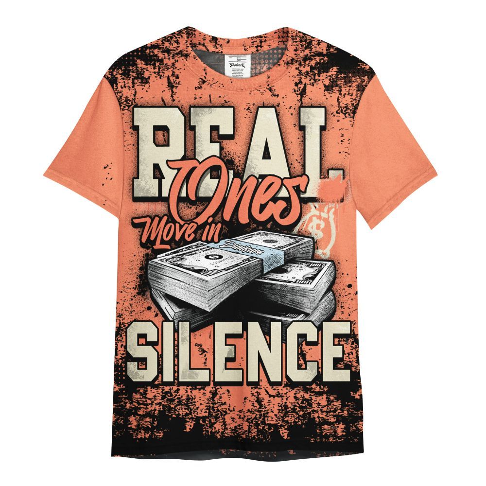 Shirt To Match DJ Khaled Crimson Bliss 5s - Move In Silence Money Street Retro All Over Print