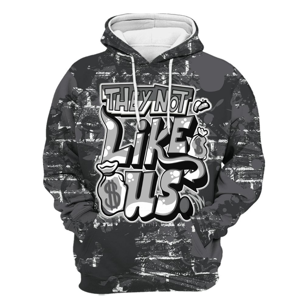Hoodie To Match White Thunder 4s - Dislike Us Graphic Street Art All Over Print