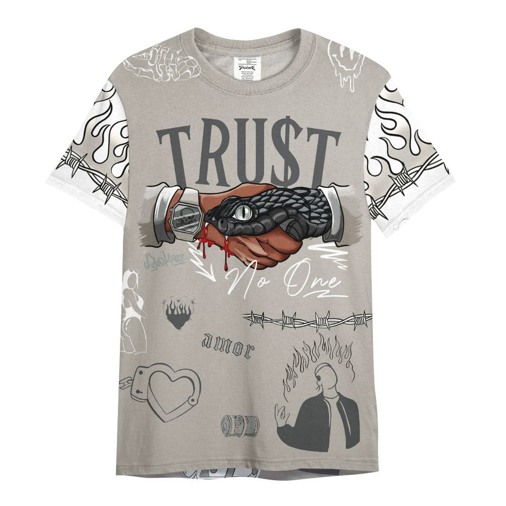 Shirt To Match Dunk Low Appears Oreo - Snake Trust No One All Over Print