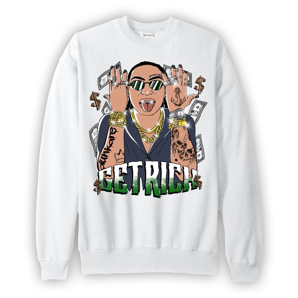 Sweatshirt To match Midnight Navy 13s Sweatshirt - Get Richz Unique Graphic