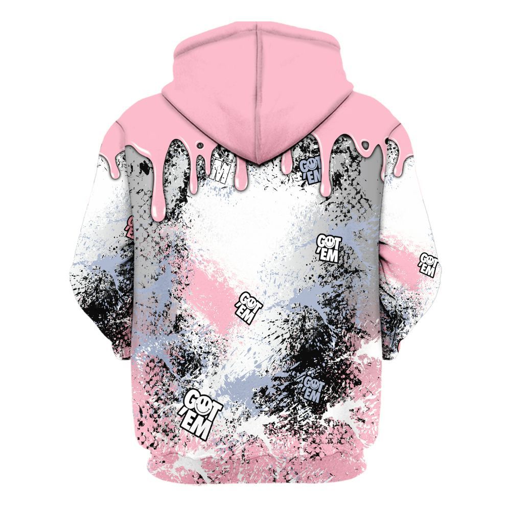 Hoodie To Match Retro 35th Anniversary 5s - Dripping 23 Drip All Over Print