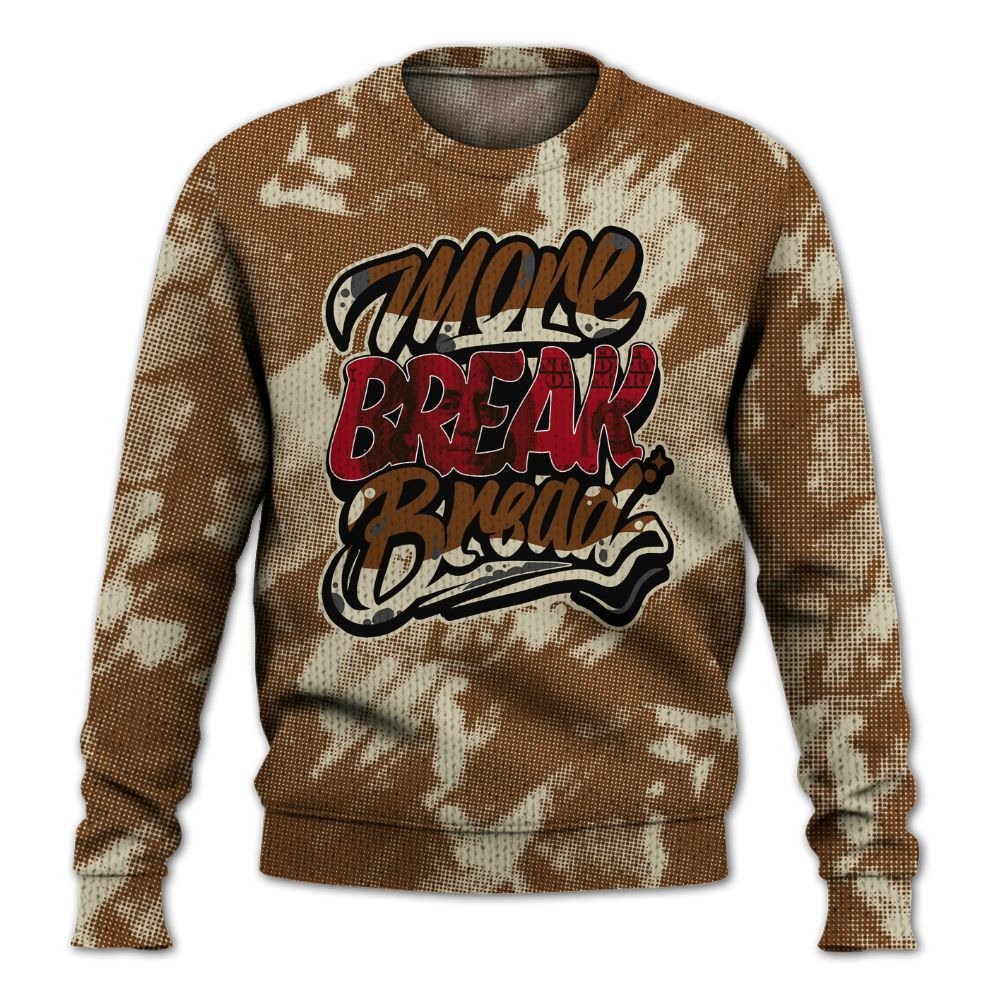 Knitted Sweater To Match Archaeo Brown 5s - More Break Shirt Unisex Oufit