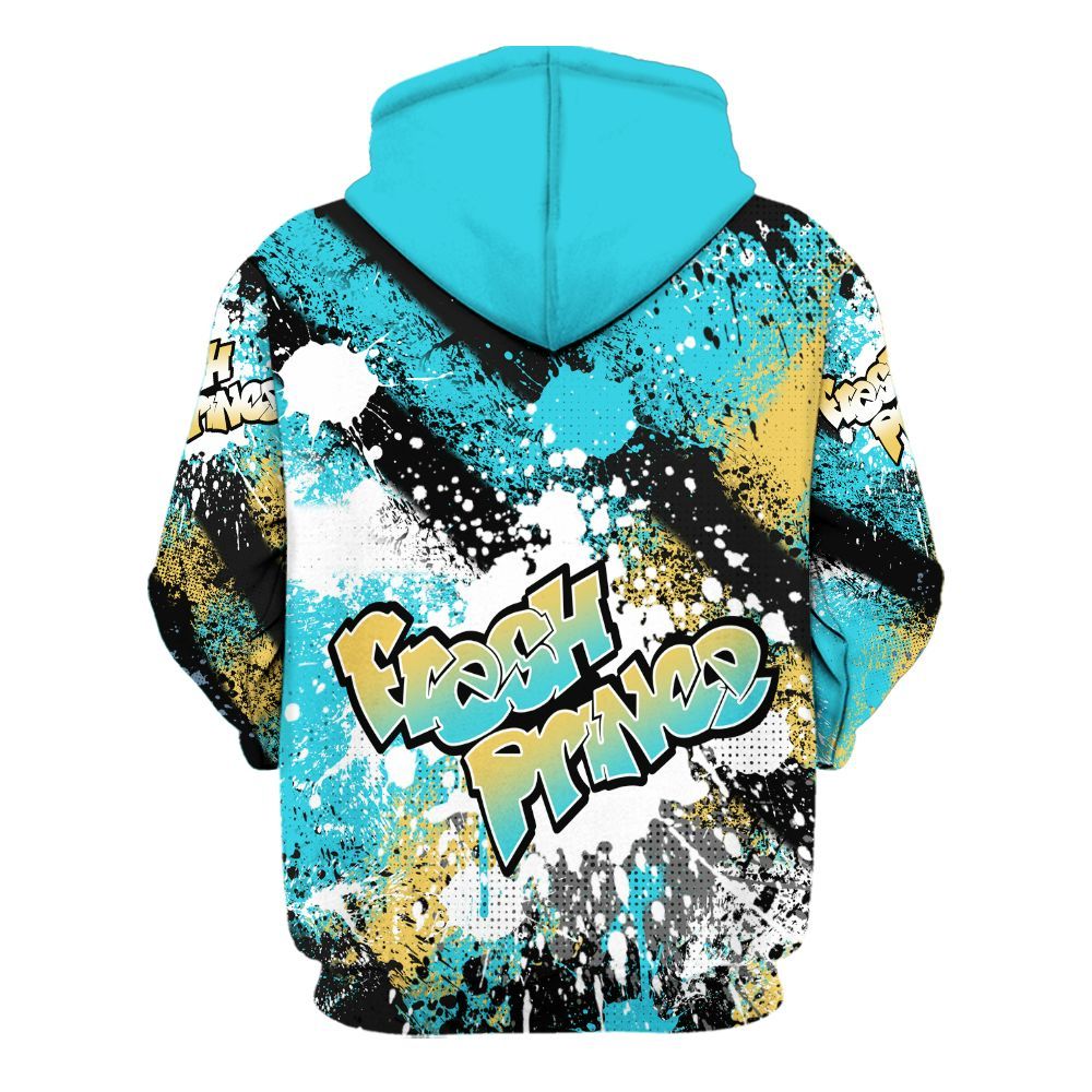 Hoodie To Match Retro Gamma Blue 11s - Fresh Sneaker Lick All Over Print