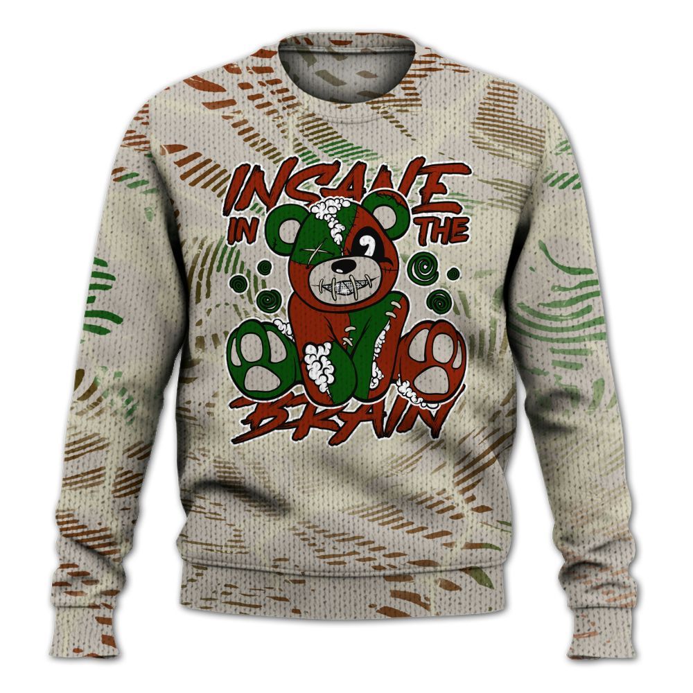 Knitted Sweater To Match El Grito 5s - Insanes Bear Fume