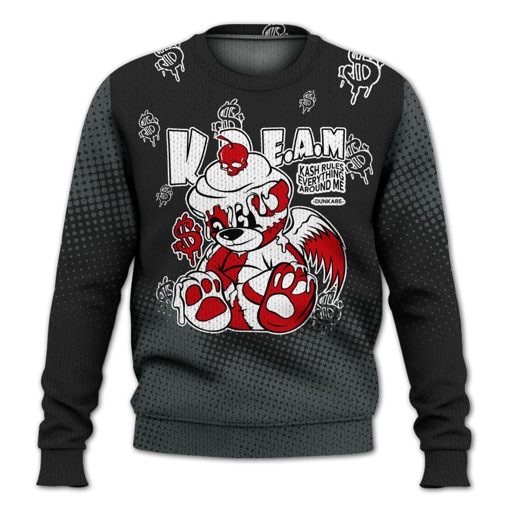 Knitted Sweater To Match Black RM Nigel Sylvester 4s - Loot Bear Unique Drip