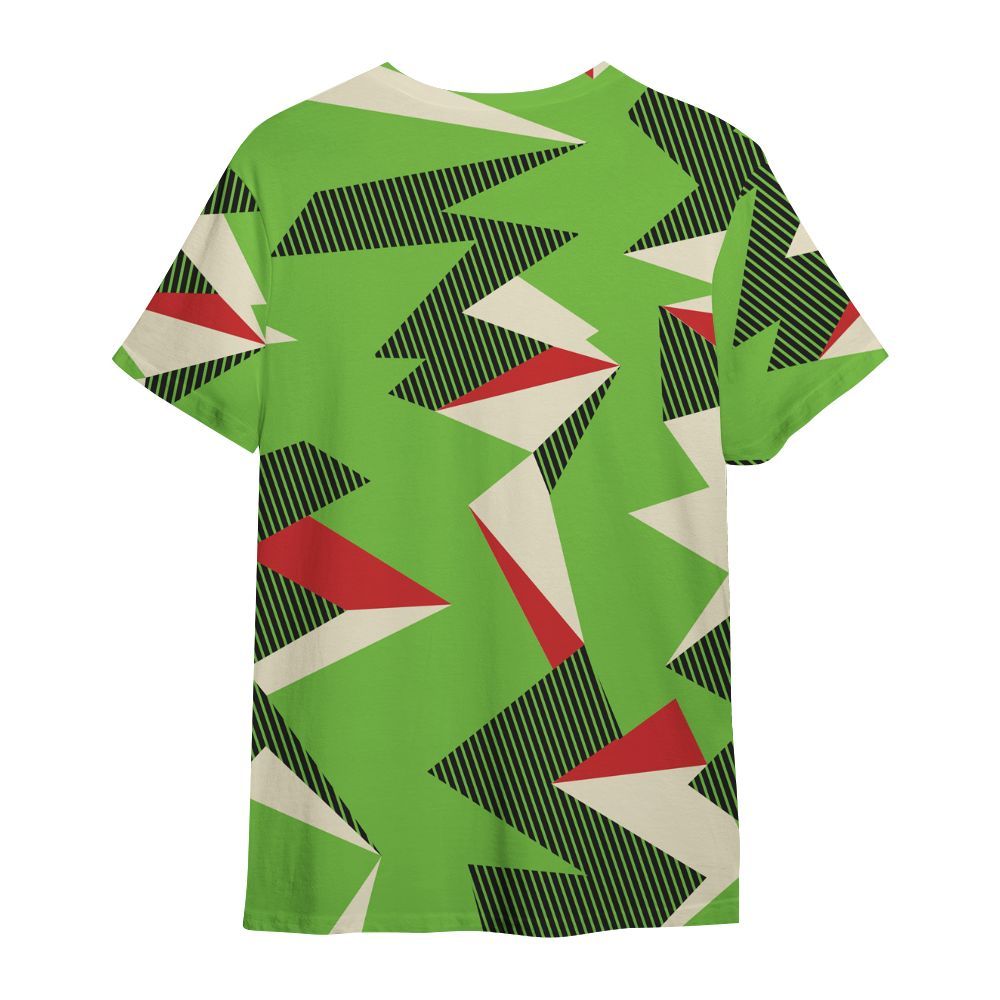 Shirt To Match Air Max Waffle SP Action Green - Geometric Camouflage Pattern All Over Print