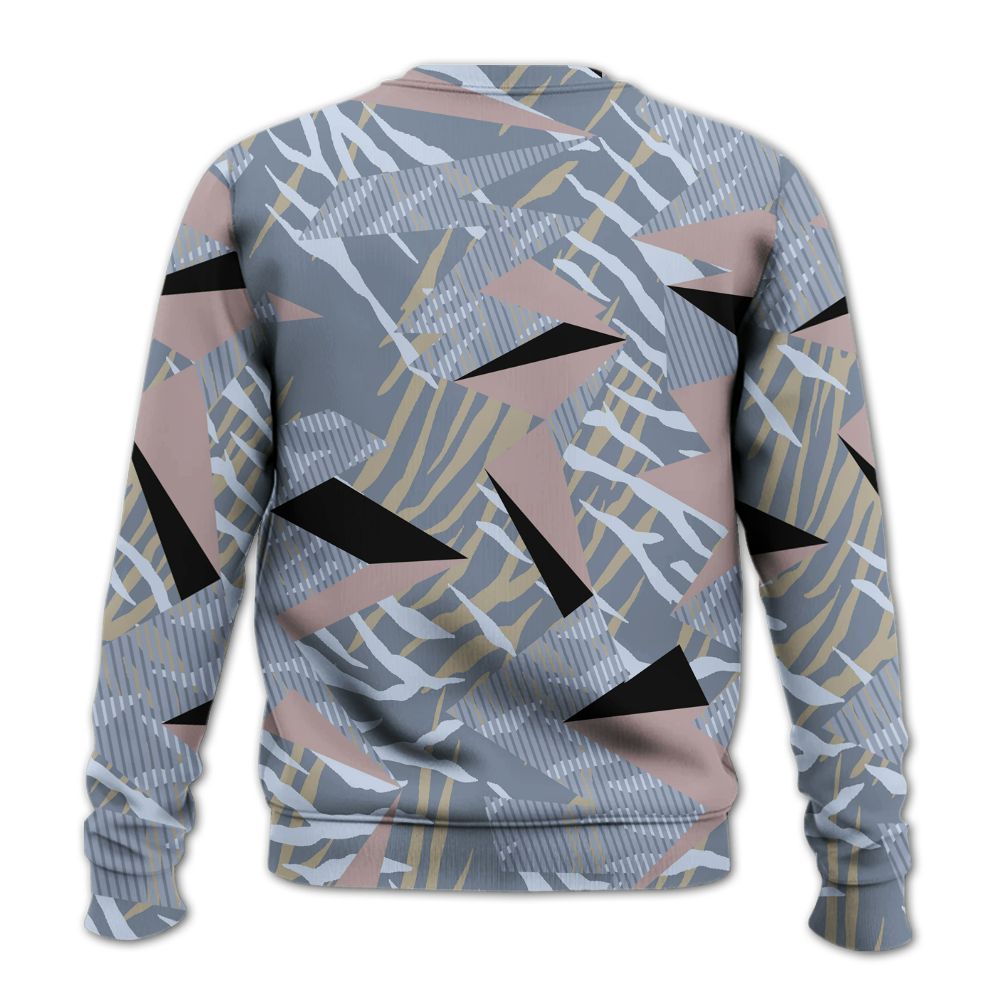 Sweatshirt To Match Ja 2 Induction - Geometric Camouflage Pattern All Over Print