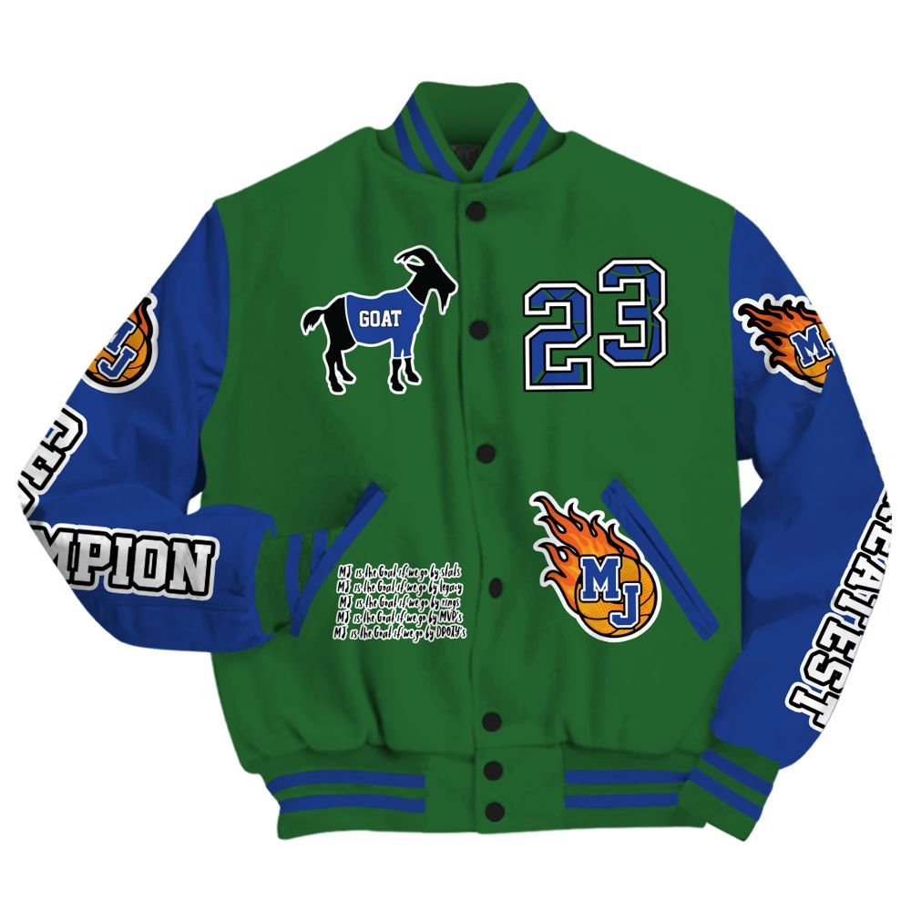 Varsity Jacket To Match Dunk Low Tennis Classic - 23 G.0.A.T Jump Up Basketball All Over Print