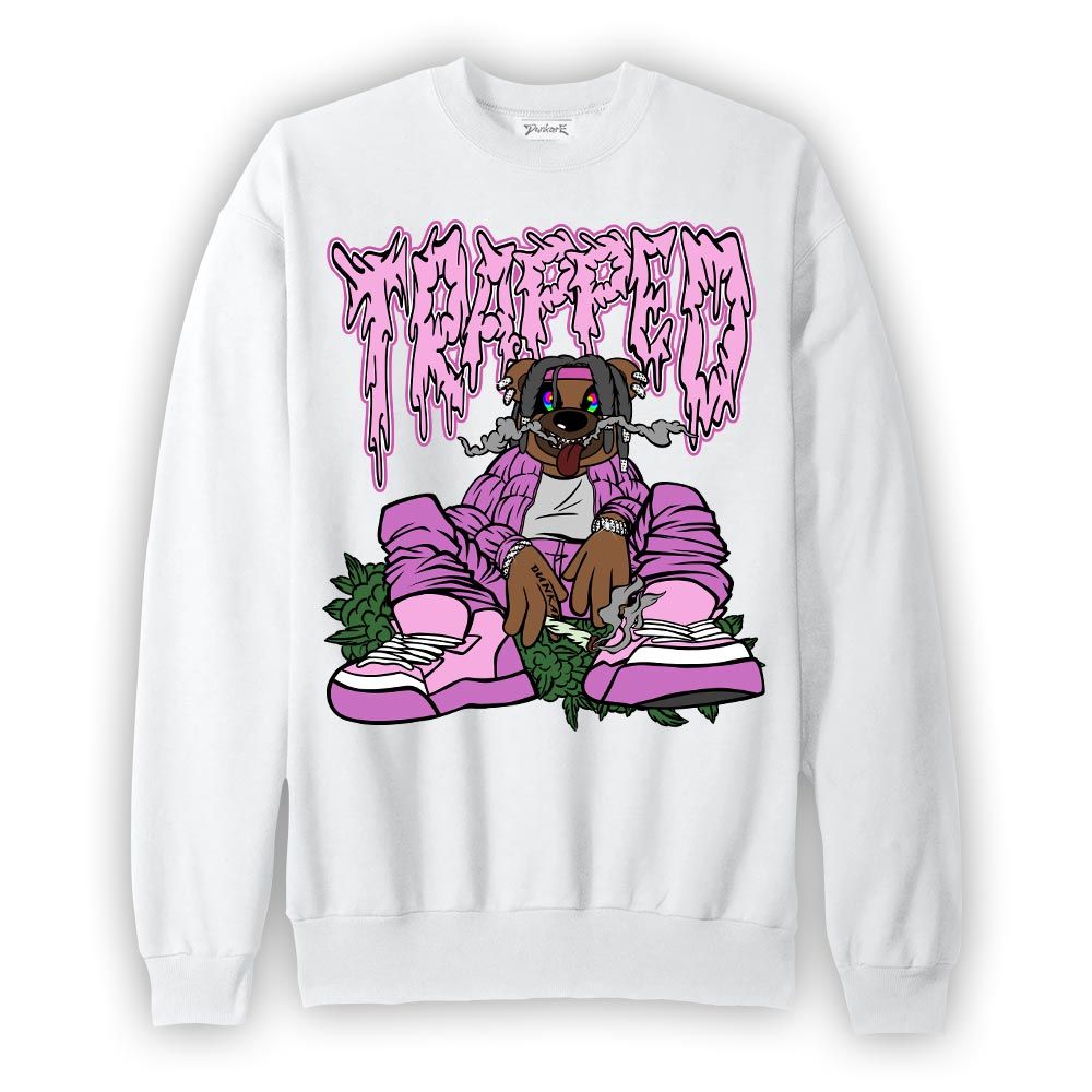 Sweatshirt To match Hyper Violet 4s Sweatshirt - Imprisoned Bear Graphic
