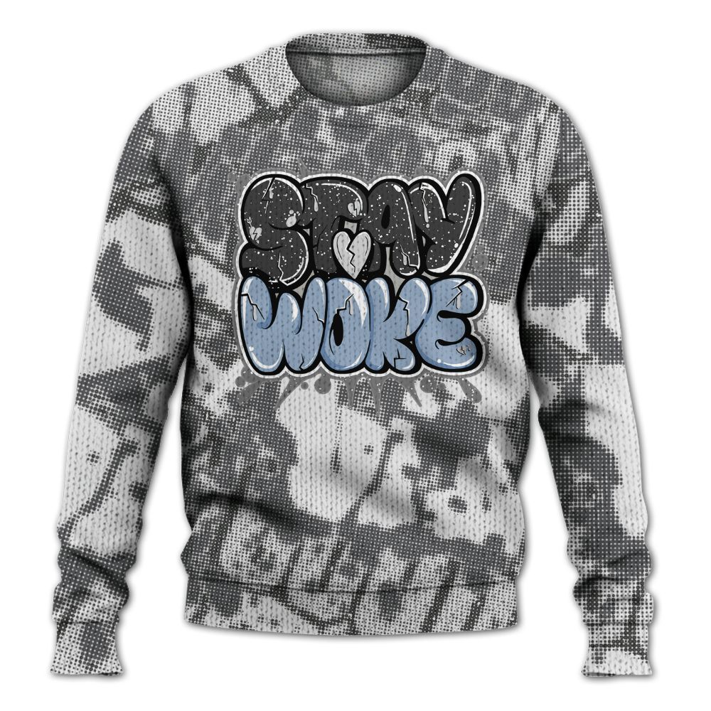 Knitted Sweater To Match Reverse Black White 6s - Stay And Woken Street