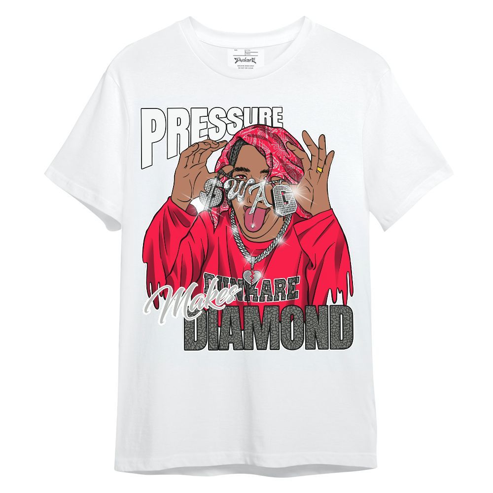 Shirt To Match Retro Fire Red 3s - Pressures Makes Shirt To Match Unisex Shirt