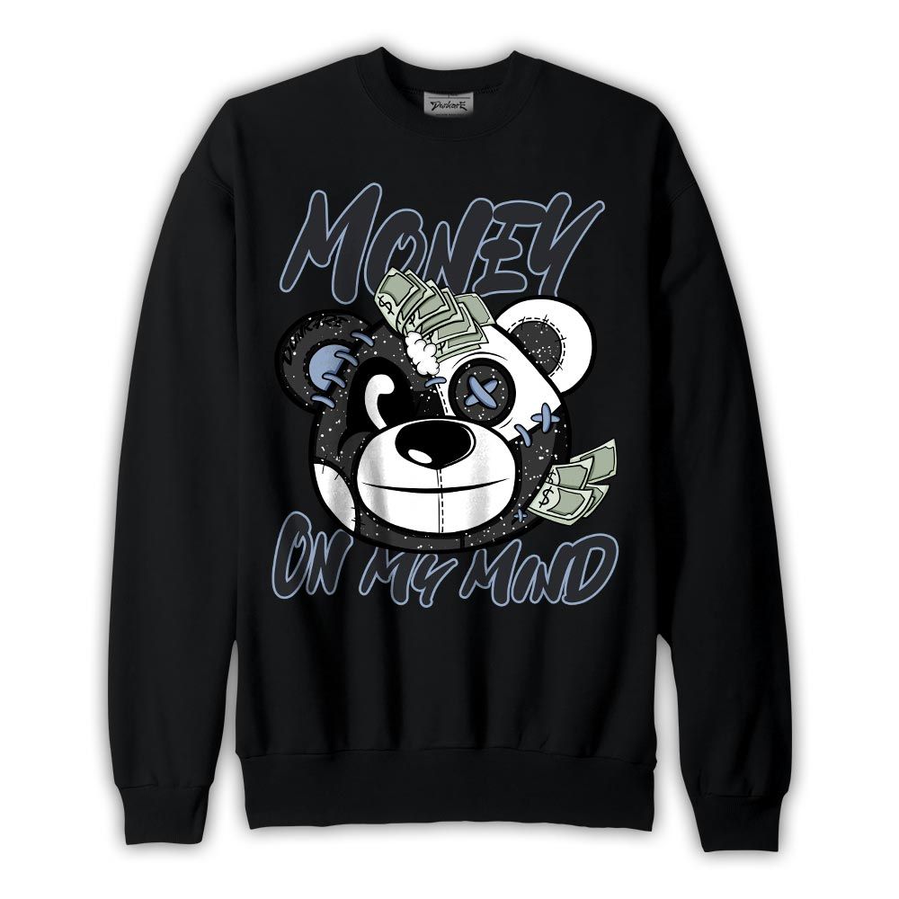 Sweatshirt To match Reverse Black White 6s Sweatshirt - Money On My Mind Bear Graphic