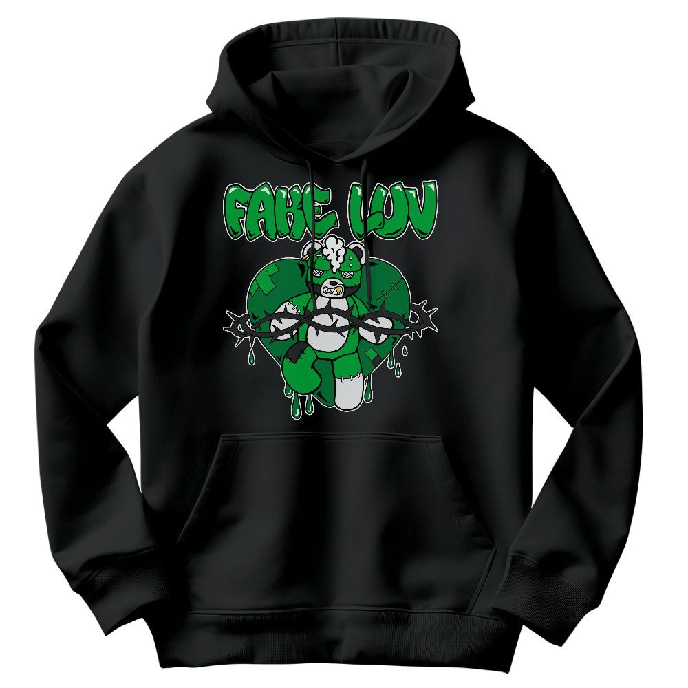 Sweatshirt To Match Lucky Green 5s - False Romance Hugz Graphic