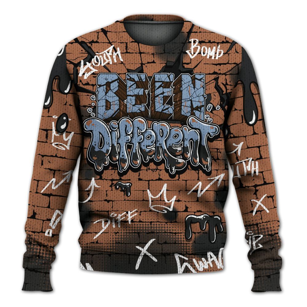 Sweater To Match Air Foamposite Metallic Copper - Been Different Drippin Streetwear Graphic