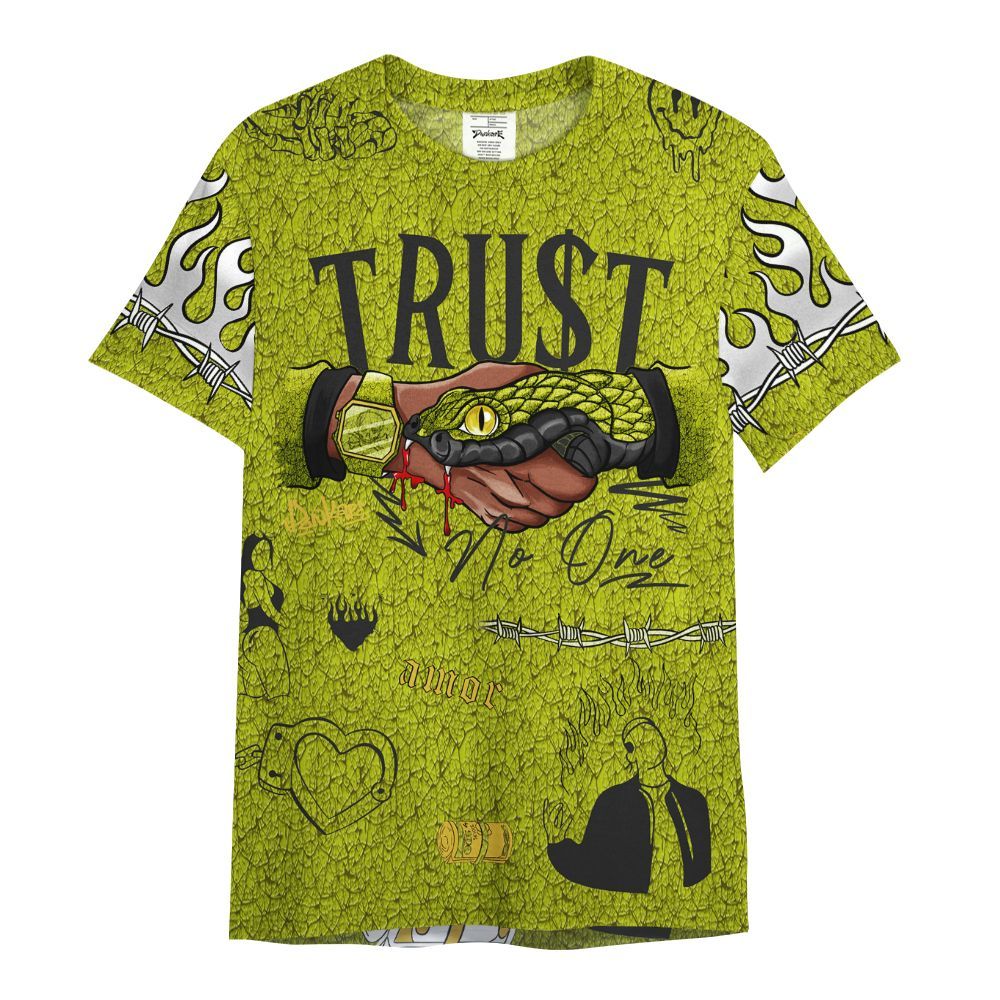 Shirt To Match Dunk Low QS Halloween Skull - Snake Trust No One All Over Print