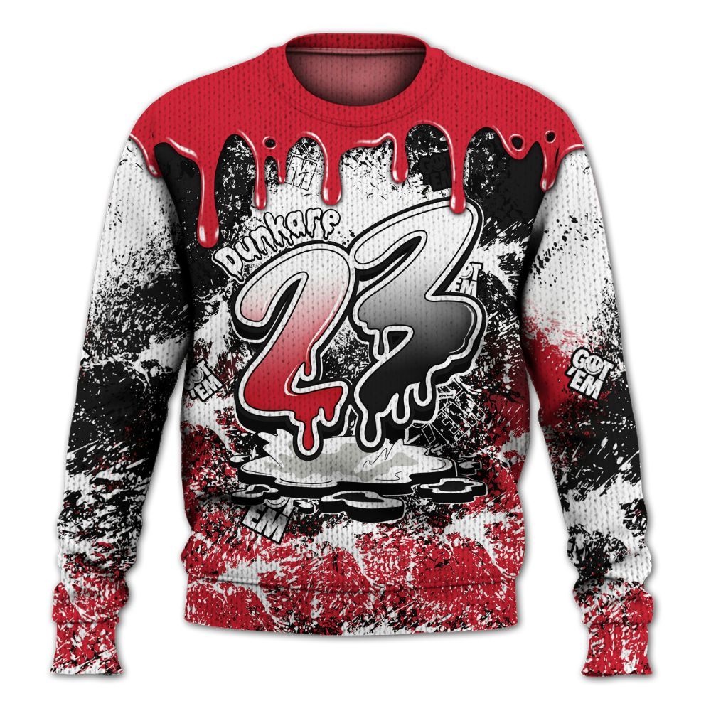 Sweater To Match Flight Club 4s - Dripping 23 Drip Graphic