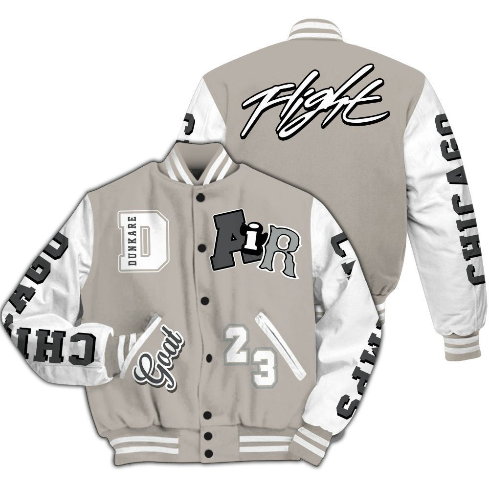 Varsity Jacket To Match Dunk Low Appears Oreo - AIR Number 23 GOAT All Over Print