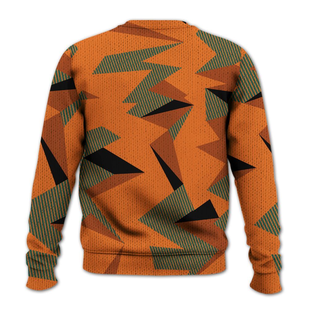Knitted Sweater To Match Dunk Low Ceramic - Geometric Camouflage Pattern
