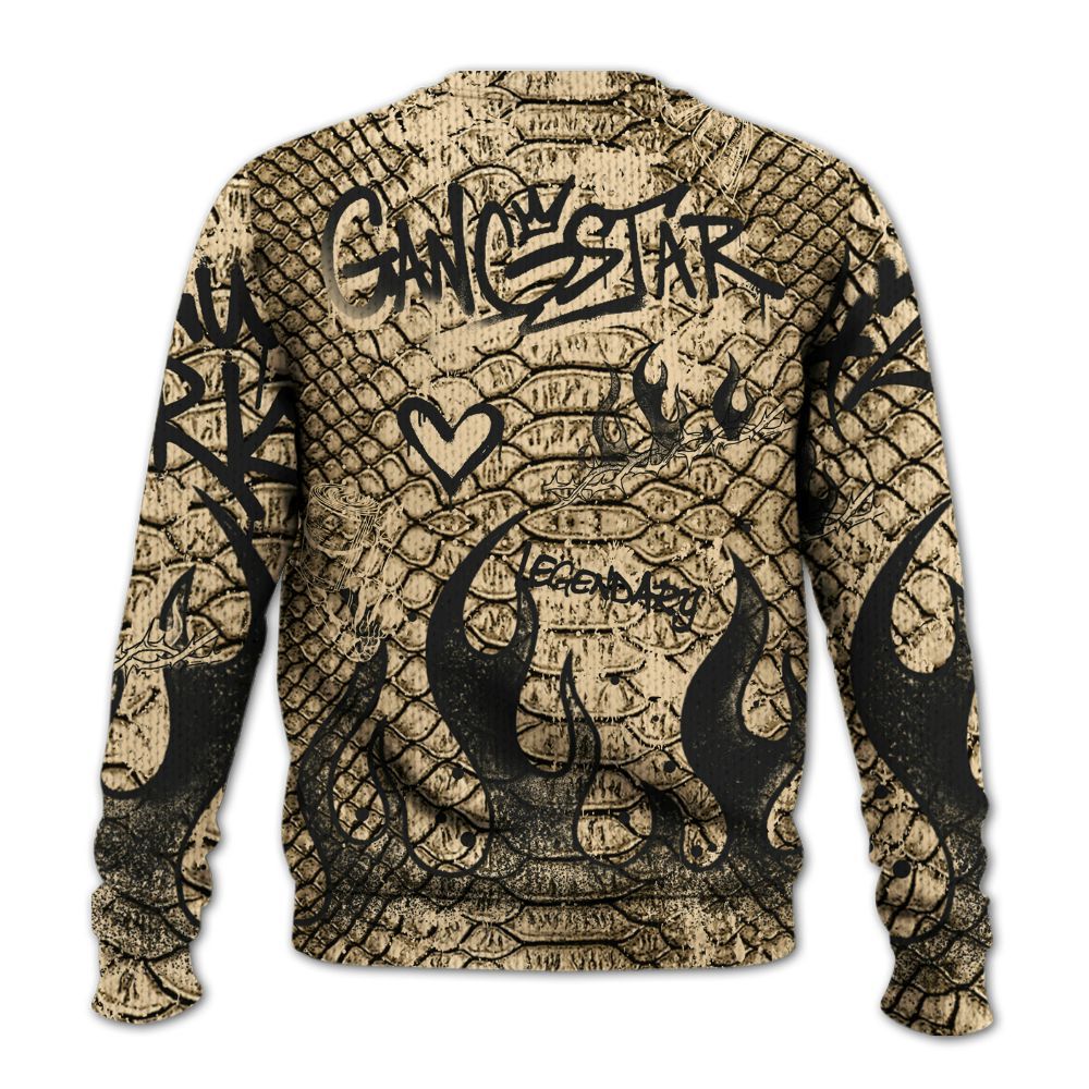 Knitted Sweater To Match Kobe 9 EM Mambacita - Lucky Money Paid In Full Graffiti