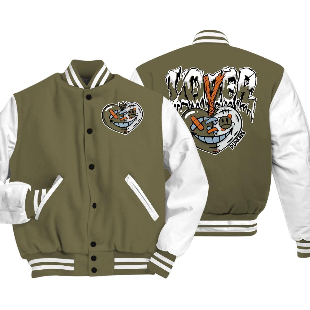 Varsity Jacket To Match Olive 5s - Love Loser Varsity Jacket Unisex 0905 PAT