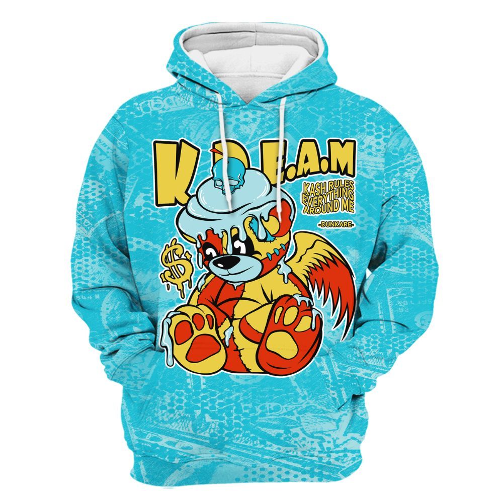 Hoodie To Match Dunk Low KD 17 N7 - Loot Bear All Over Print