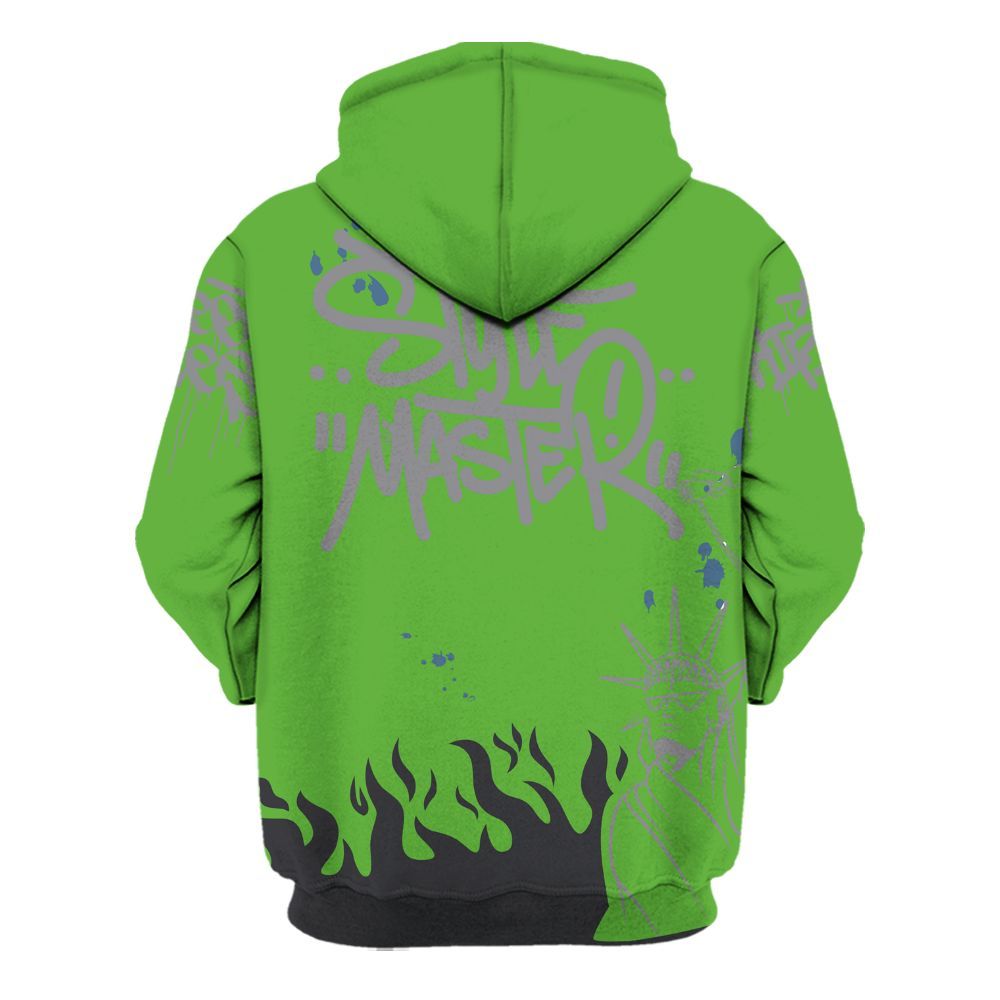 Hoodie To Match Retro Green Bean 5s - Graphic Fck Around Find Out All Over Print
