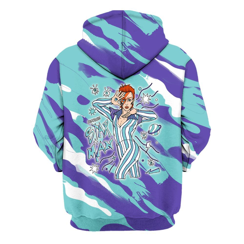 Hoodie To Match Low Hornets 1s - Starmans Graphics Colored All Over Print