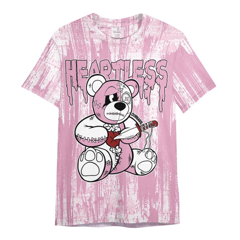 Shirt To Match Orchid 4s - Heartless Bear Glitch Art Shirt Unisex
