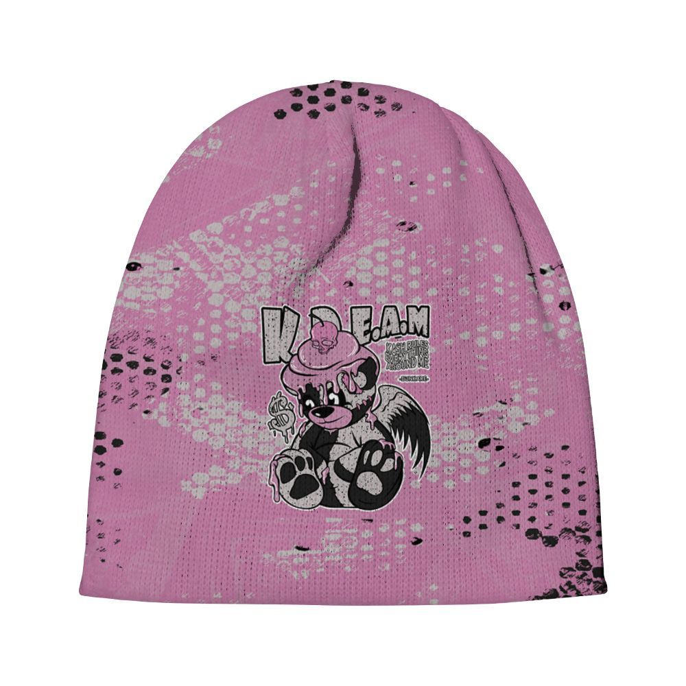 Beanie Hat To Match Neutral Grey Black White Orchid 4s - Loot Bear Graphic