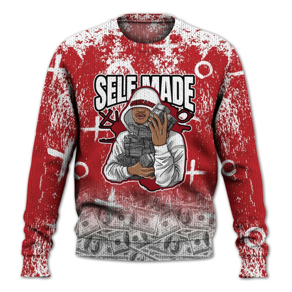 Knitted Sweater To Match Retro Cherry 12s - Selfmade Unique Drip