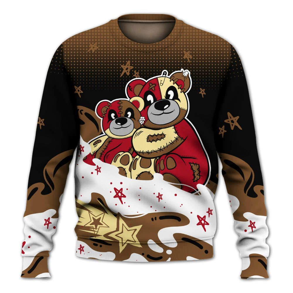 Sweatshirt To Match Air Max 90 Escape - Sincere Fondness Bear Stars All Over Print