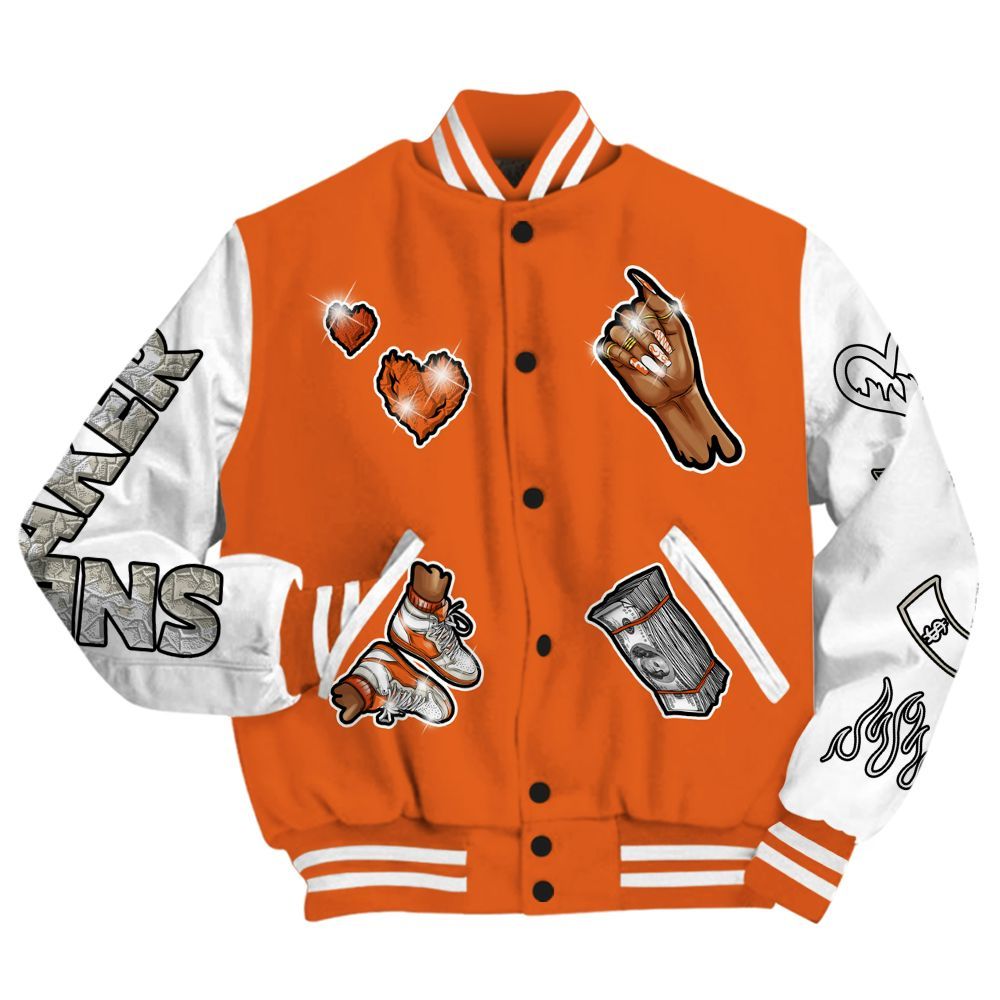 Varsity Jacket To Match High OG Starfish 1s - Sneakerz Girlz All Over Print
