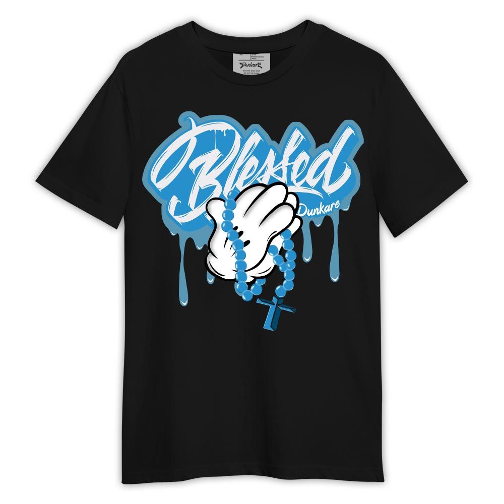 Shirt To Match Shirt Streetwear God Blessed Drip, Powder Blue 9s T-- To Match Sneaker Powder Blue 9s Graphic Tee NCT