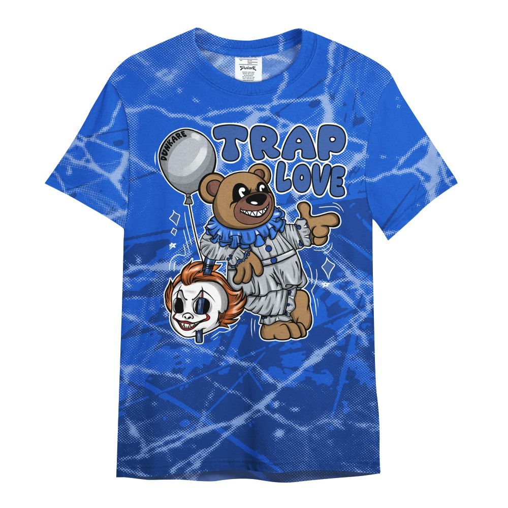 Shirt To Match Air Foamposite One Royal - Trap Loves Bear Profound All Over Print