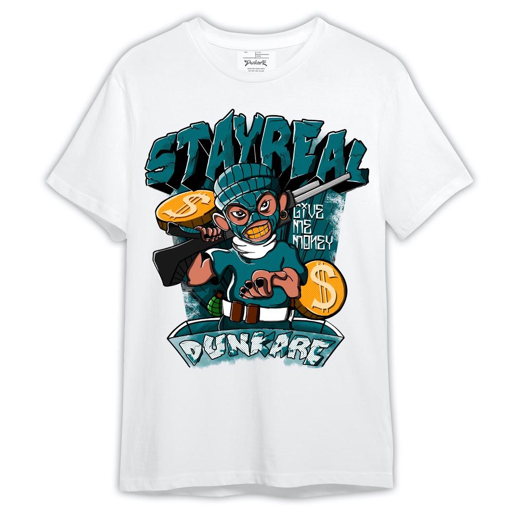 Shirt To Match Oxidized Green 4s - Stay Real Shirt Outfit 1005 LGH