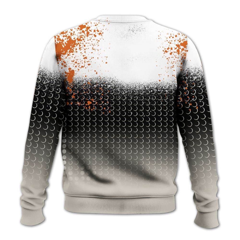 Sweatshirt To Match SE Craft 5s - Halftone Time Is Money All Over Print