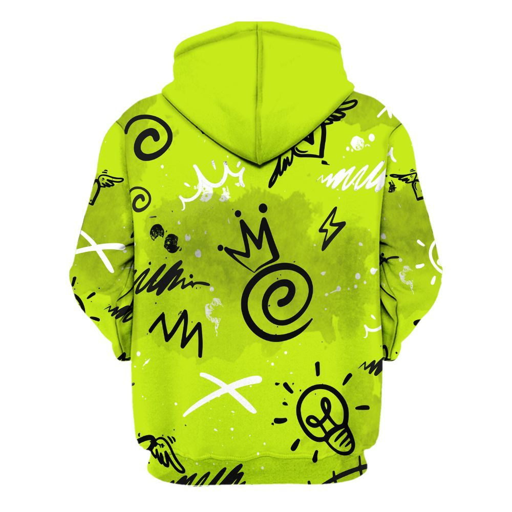 Hoodie To Match GS Black Barely Volt 11s - Drip Been Di2ferent All Over Print