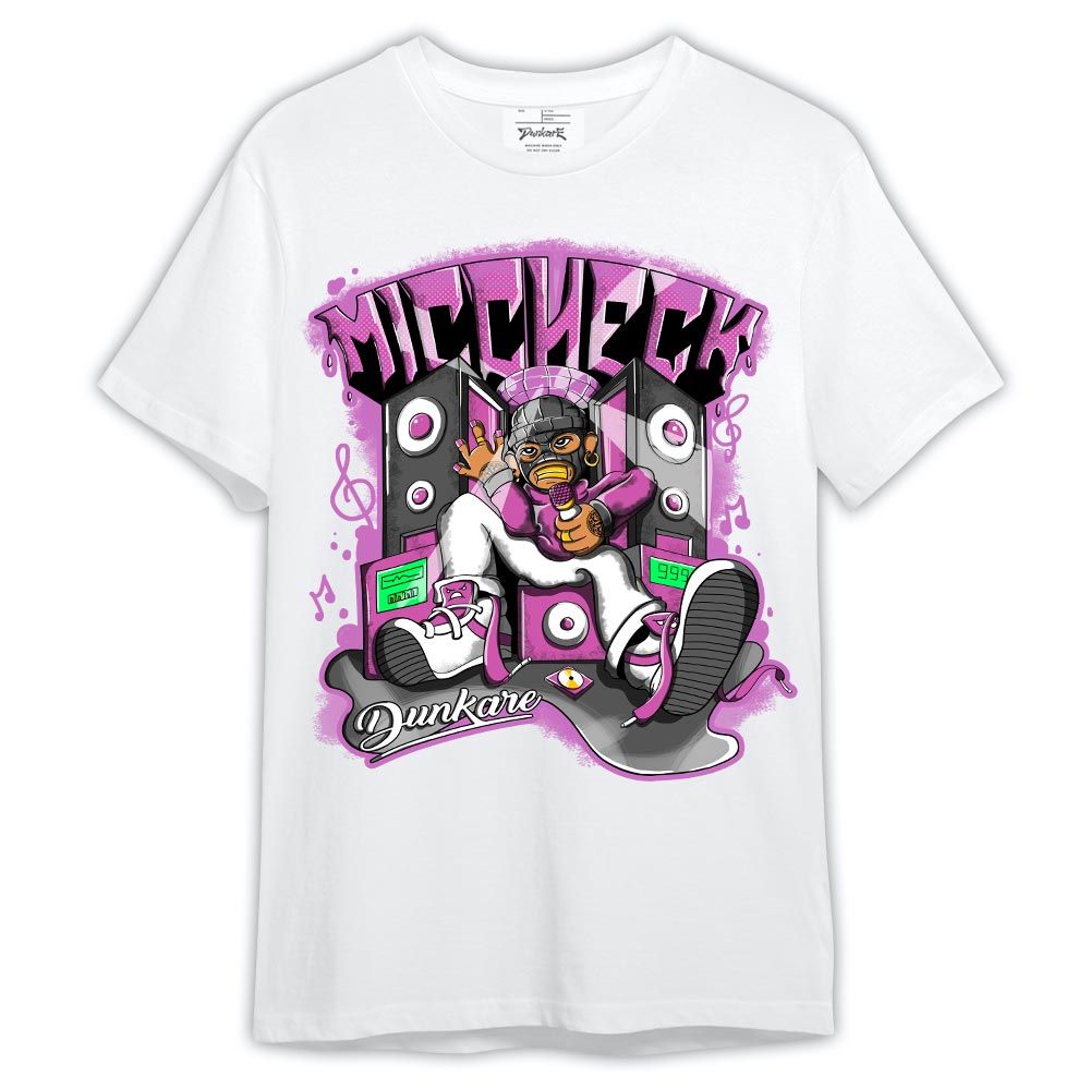 Shirt To Match Hyper Violet 4s - Mic Check Rap Shirt Outfit 1005 LGH