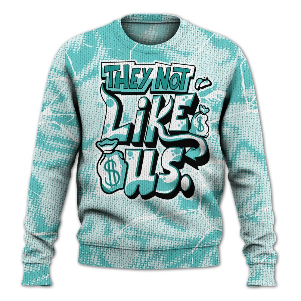 Sweater To Match KD 4 Easter Mint Candy - Dislike Us Crack Graphic