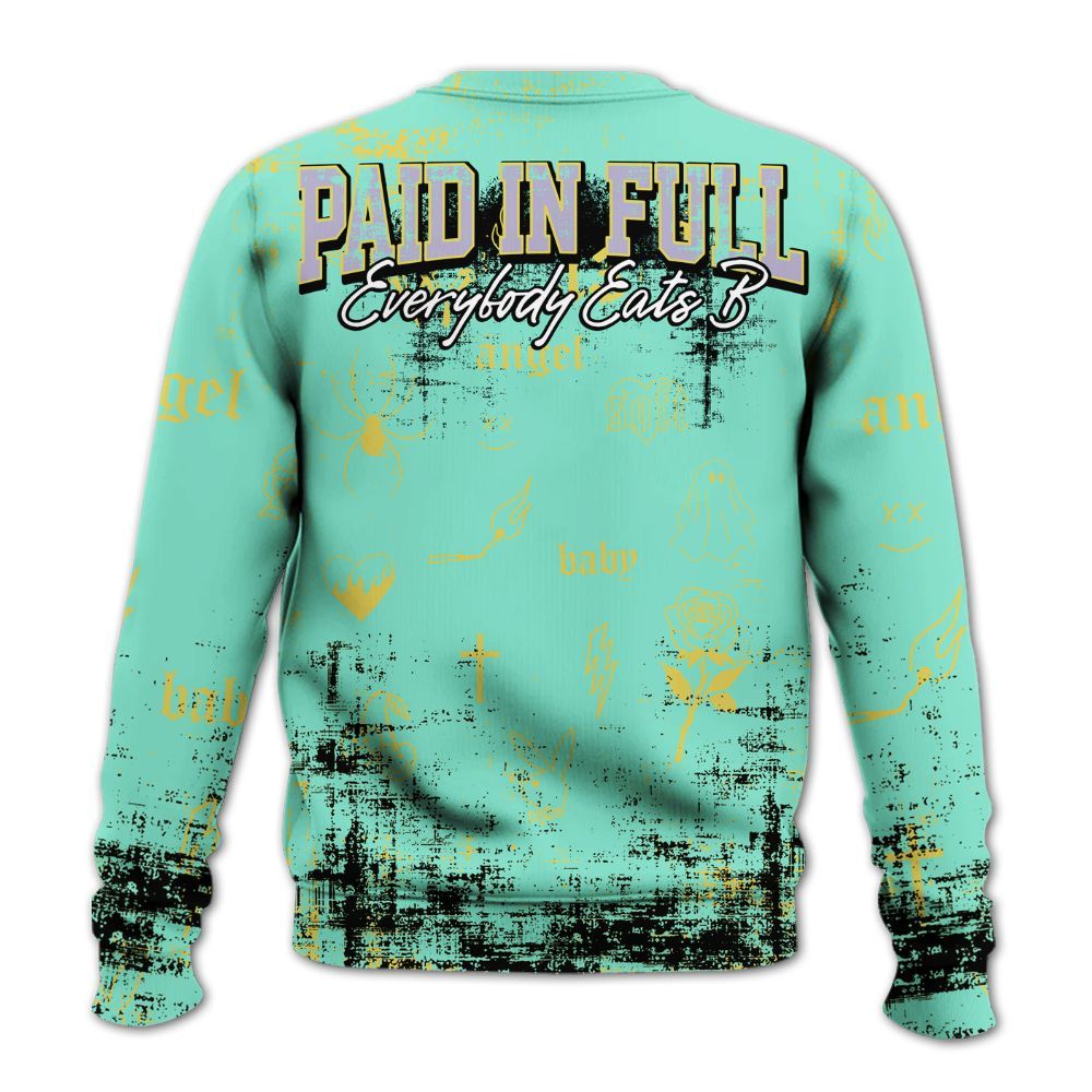 Sweatshirt To Match Dunk Low Easter 2026 - Paid In Full Money All Over Print